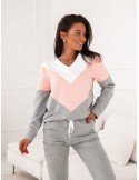 Women\'s gray-powder tracksuit set FI581 - Online store - Boutique